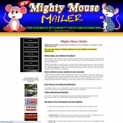 Mighty mouse mailer